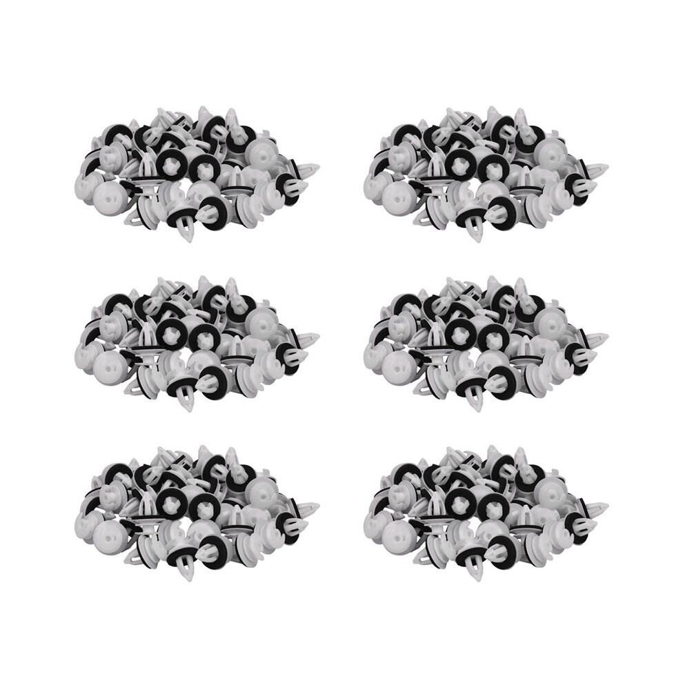 300Pcs Door Panel Clips With Seal Ring For E34 E36 E38 E39 E46 X5 M3 M5 Z3 White 4713405678434