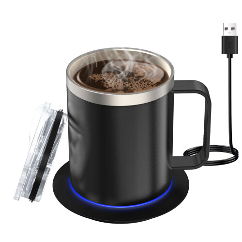 Schwarz 12,3 oz USB-Wärmer, 131-149, 88x115mm 2
