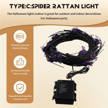 Halloween Party Spider Rotan Light String Horror Festival Huis Tuinfeest Buitendecoratie