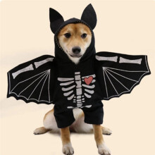 Hunde-Fledermaus-Kleidung, Halloween-Haustierkostüme, Fledermaus für Kleine, Mittelgroße und Große Hunde L