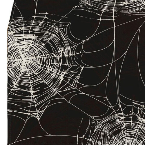 Pastoral Halloween Table Cloth Spider Web Black Suitable for Halloween 2