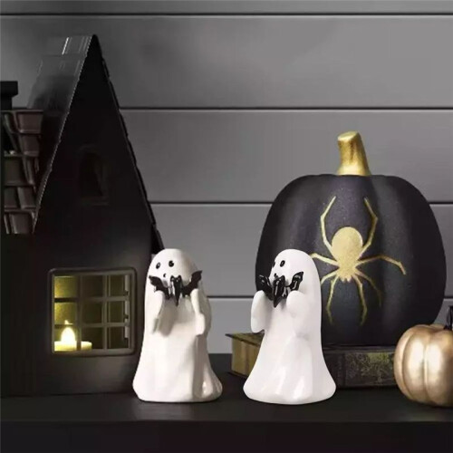 Halloween Resin  Halloween Decorative Figurine,Bat Style 1