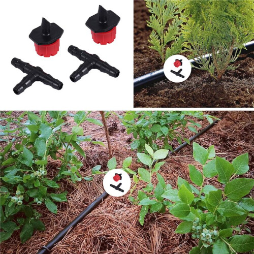 200 Adjustable Irrigation Drippers with Drip Irrigation Kit for Garden Watering Fitting 1