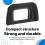 Black Rubber Wrapped Plastic Eyecup Eyepiece DK-20 for  D5100 D5000 D3100 4