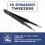 Anti-static Flat Square Tip Stainless Steel Straight Tweezers 4.7" Long Black 6