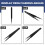 Anti-static Flat Square Tip Stainless Steel Straight Tweezers 4.7" Long Black 7