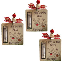 Leuke Geldpot Ornamenten, Kerstgeldpot Cadeaus, Geschikt voor Kinderen, Kerstboom Cadeau Hangers B