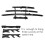 3Tier Samurai Sword Katana Holder Stand Bracket Rack Display Black 3