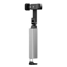Airplane Phone Holder Travel Flexible Rotation HandFree Airplane Phone Mount Smartphone Stand Silver