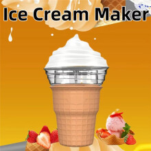 Automatische Eismaschine, DIY-Maschine für Gefrorene Fruchtdesserts, Joghurtmixer für zu Hause, Softeismaschine für Kinder