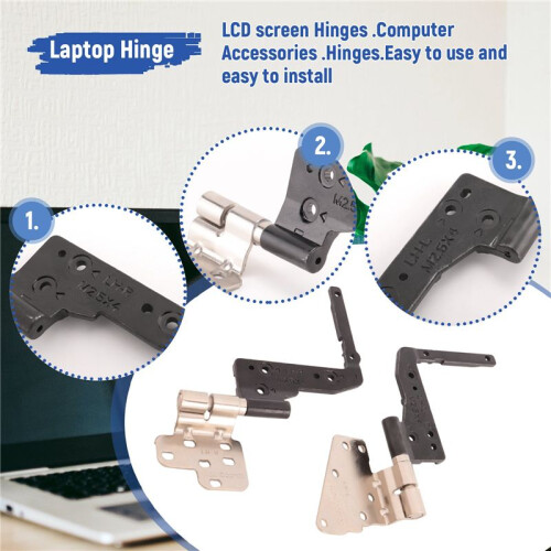 New for  Latitude 5530 E5530 Series L+R LCD Screen Hinge Set AM0M1000100 1