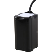 Rechargeable Battery Pack 8.4v 6000mAh Bicycle Headlamp + Case