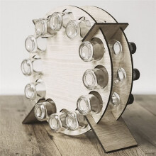 Christmas Calendar Wooden Christmas Tree Bottle Rack Beer Rack Christmas Countdown Christmas Tree Bottle Rack