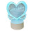 Transparent LED Night Light USB Night Light Erasable Writing Board Desktop Decoration Love 1
