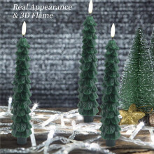 Simulation Candle Lamp Paraffin Decoration with Remote Control Atmosphere Modeling Lamp