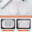 Plastic Hand Basket Bathroom Storage Baskets with Handle Household Storage Tools Large Capacity 3