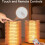 Dynamic Lighting Colorful Night Light Touch Sensor Bedside Lamp with 3D Illusion Design 7 Colors Remote Control LED Lamp 1