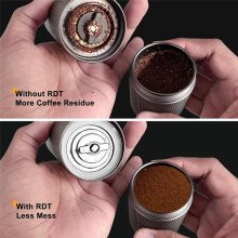 Coffee Bean Dosing Cup and Glass SprayBottle Kit Ceramic Coffee Dosing Cup,Coffee Espresso Accessories Set