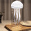 Rotating Jellyfish Night Light Sleeping Light Voice Control Atmosphere Light Decorative Type-C Charging for Desktop,A 5