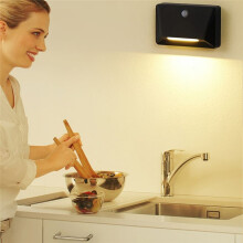 Veilleuse pour Couloir, Capteur de Corps Humain, Lumière LED Intelligente, Lampe Murale de Chargement pour Dortoir