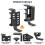 Multi-Functional Side Notebook Heat Dissipation Stand Desktop Computer Tablet Universal Storage Rack No Drilling Black 5