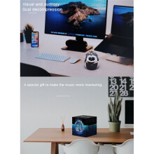 Magnetic Fluid Speaker 5.0 with Music Rhythm Visuals HIFI Sound Quality Wireless Speaker