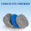 Foam Cannon Orifice Nozzle and Foam Maker Meshes Kit for Foam Cannon Replacement Thread Nozzle Tips and Mesh Filter 2