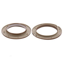 50 Pack Curtain Grommet, Inner Diameter 43mm Curtain Eyelet Rings Nanoscale Low Noise Roman Ring (Coffee)