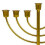 Hanukkah, Multi-Candle Candle Holder, Crafts, Ornaments, Multi-Candle Container 6