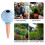 4Pcs Ceramic Self-Watering Spikes Baseball Shape Automatic Drip Irrigation System Water Dripper Device for Plants 8