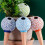 4Pcs Ceramic Self-Watering Spikes Baseball Shape Automatic Drip Irrigation System Water Dripper Device for Plants 9