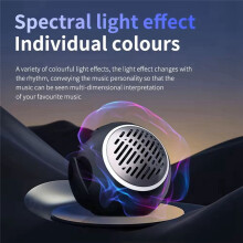 2-in-1 True Wireless Earphone with Speaker JM13 Pro Sports Earbuds with Heavy Bass and Ambient Lighting Effects,A