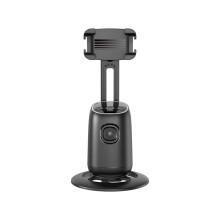 P05 AI Follow Gimbal 360 Rotation Face Tracking Stabilizer Filming Portable Desktop Cellphone Holder for Live/Photo