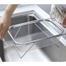 Expandable Cutlery Drying Rack Kitchen Sink Drain Basket Stainless Steel Drain Basket Kitchen Storage Trays