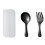 Stainless Steel Outdoor Camping Portable Tableware Light Strong Convenient Portable Fork Spoon Tableware 9