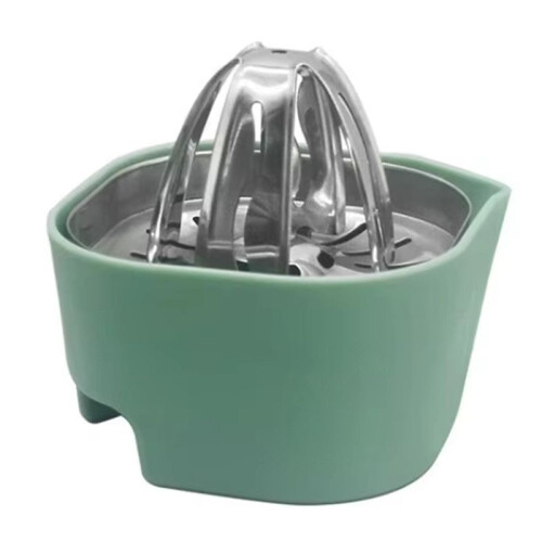 Stainless Steel Manual Juicer & Egg Separator - Multifunction Kitchen Tool for Fruit Pressing and Egg White Separation 2