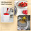 Fine Mesh Paint Strainer, Double Handle Paint Bucket Strainer Tool Insert for Fruits and Vegetables 4