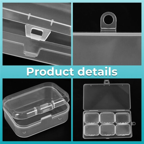 Large Bead Organizer Box with 6 Small Boxes Inset, Small Bead Organizers and Storage Plastic Cases, Storage Boxes 1