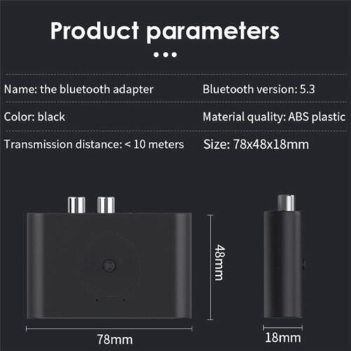 5.3 Audio Receiver Jack Stereo Music Wireless Adapter for Car Kit Speaker Amplifier 1
