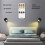 Lampes LED Rechargeables USB avec Télécommande 3 Températures de Couleur Luminosité Variable 360 Rotatif Installation Magnétique C 5
