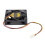 70 x 70mm 12V 3-Pin-PC-Computer-Case CPU  Buerstenlos-Kuehler Luefter Schwarz 5