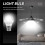 B22  Save LED Bulb Light Lamp 220V 3W Cool white New imitate ceramic) 3