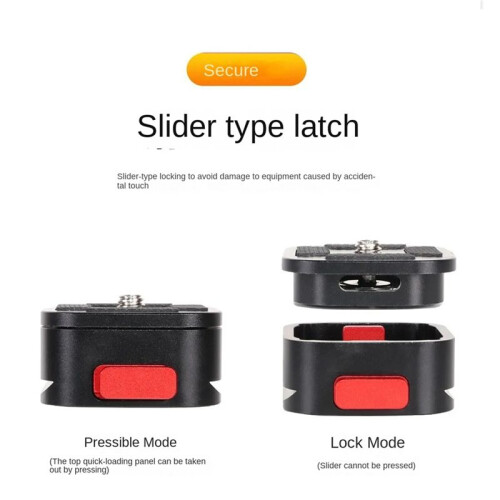 Universal Quick Release Portable Stabilizer Tripod Slide Rail for  Action Camera Stand PTZ Quick Release Base B 2
