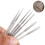20pcs Mounted 5 Different Shapes Diamond Drill Bits, 1/8inch Shank Diamond Grinding Tools for  Rotary Tools 2