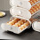 Egg Storage Box Odor-Proof Egg Rack Stackable Egg Rack Organizer for Refrigerator with Auto Rolling Feature B 4
