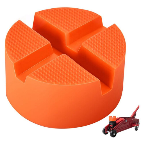 Adaptador Universal de Borracha para Macaco de Piso, 3,94 X 3,94 X 1,9 Polegadas, Protetor de Trilho de Chassi para Vários Carros 1