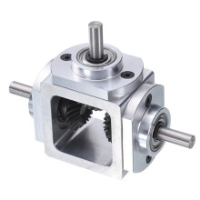 Gear Box 90 Degree Right Angle Bevel Gearbox 1:1 Reversing Double Output Shaft 20 Teeth Bevel Gear with 6mm Shaft