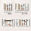 Kitchen Drawer Tableware Organization Frame Adjustable Cooking Tableware Tray Plastic Tableware Chopsticks Rack 6
