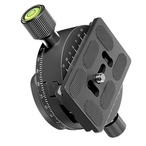 360 Panoramic Rotating Quick Release Plate Clamp Tripod  Universal DSLR Camera Photography Quick Release Base 2
