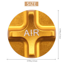 Bike Air Gas Shcrader American Valve Caps Bike Suspension Bicycle Front Fork Parts for MTB Road Bike Gold
